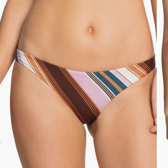 Maaji Bayadere Stripe Flirt Reversible Bikini Bottoms NWT - Picture 1 of 2